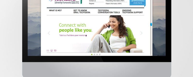 Tecfidera Website Banner Campaign